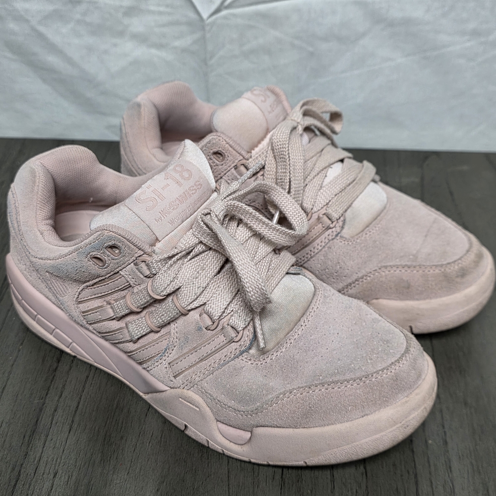 K-Swiss Premier Si-18 Suede Light Pink Women's Sneakers Size 7